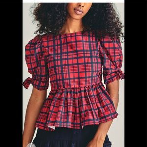 LoveShackFancy peplum top